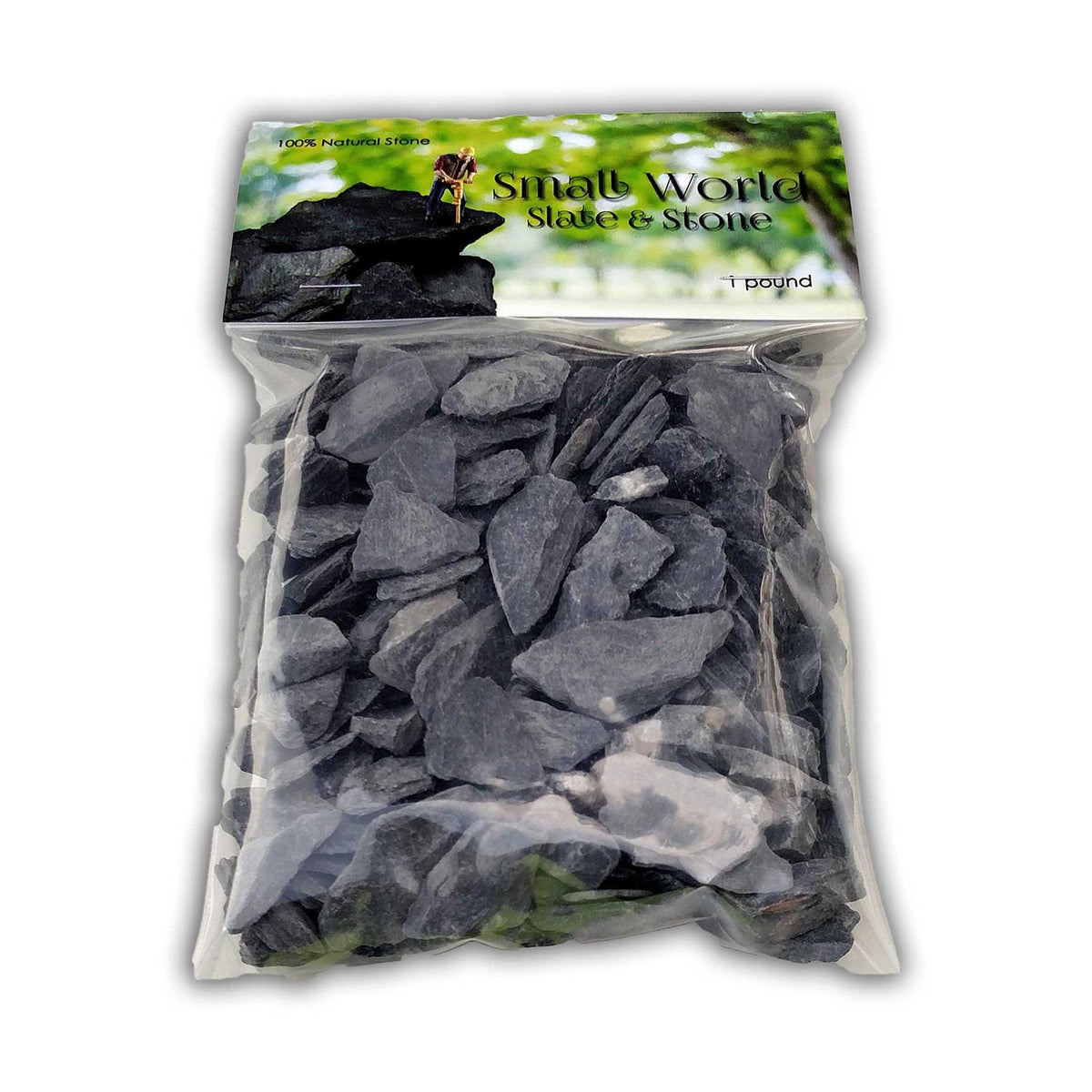 Natural Slate Stone 1/2 to 1 inch Stones F201695