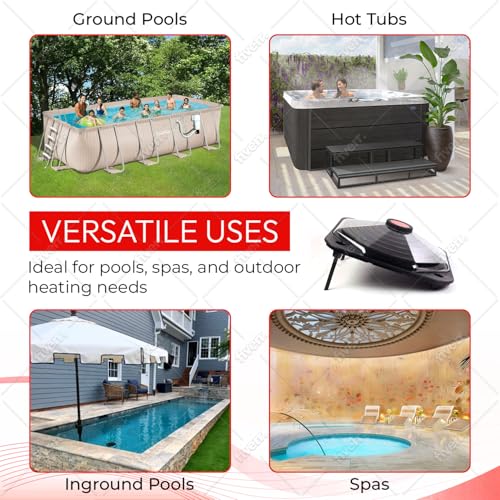 Black Solar Pool Heater Dome P12328