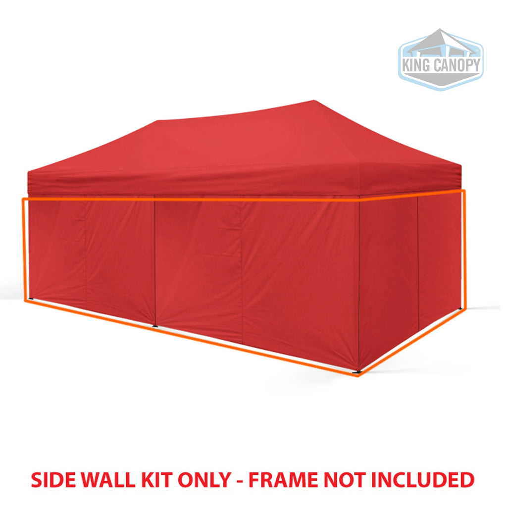 Red 10x20 Side Walls - 6 Pack N7210