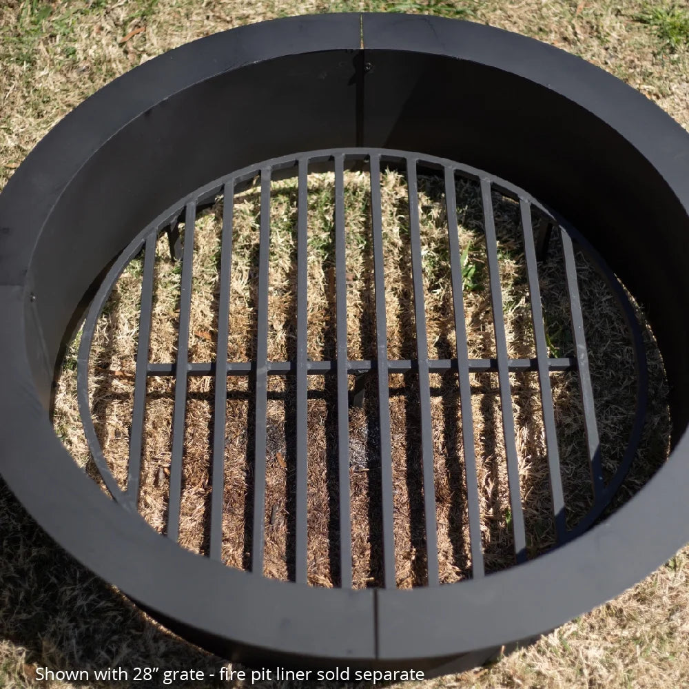Round 36.5in Heavy Duty 1/2in Steel Fire Pit Grate W767140