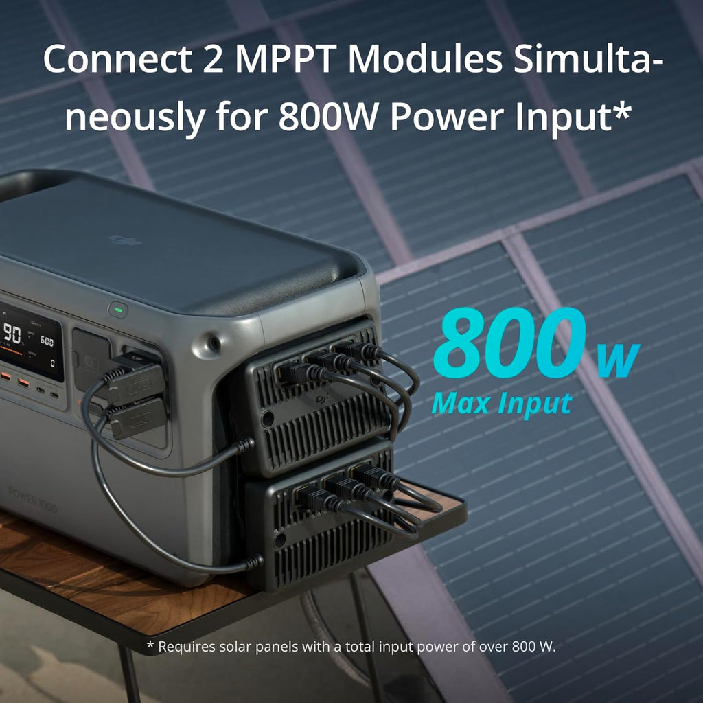 Portable Power Station, 1024Wh Solar Generator with 100W Solar Panel, LFP Cell H99612