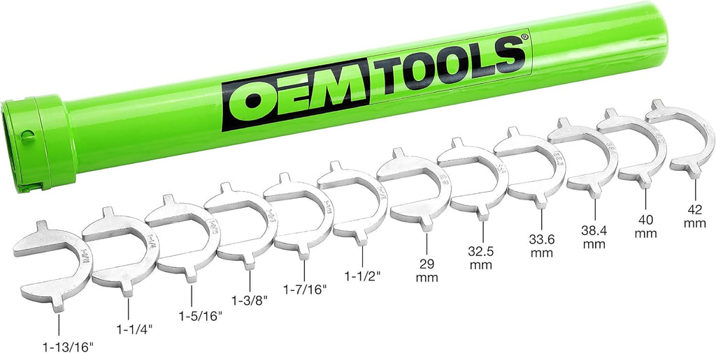 Inner Tie Rod Tool Set with 12 Crowfoot Adapters O230