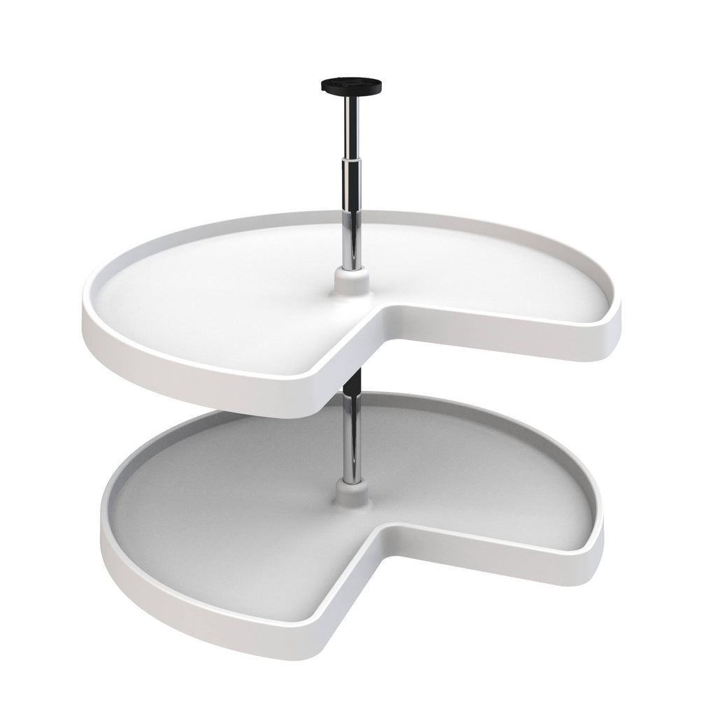 White 2 Shelf Lazy Susan A6991