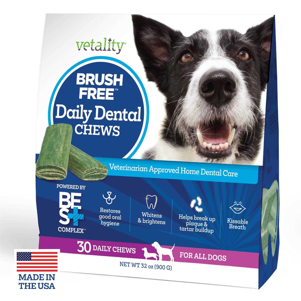 Brush Free Daily Dental Chews for Dogs X1304