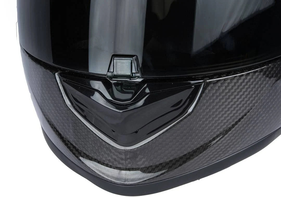 Red Carbon Motorcycle Helmet Z17389