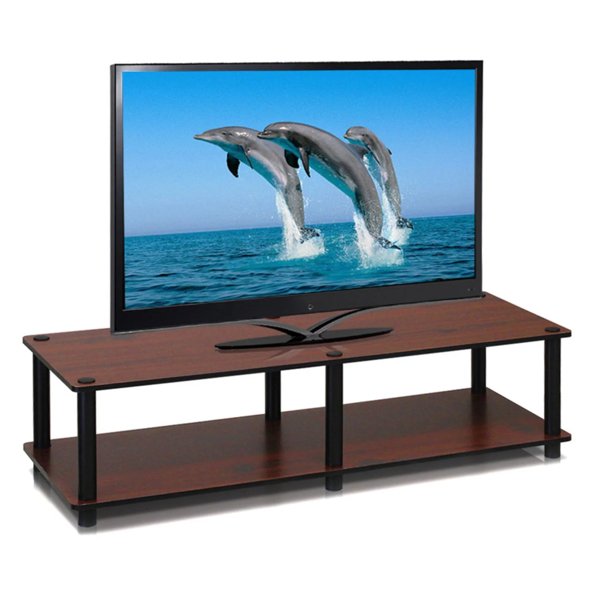 Black & Brown TV Stand or Play Table Z432