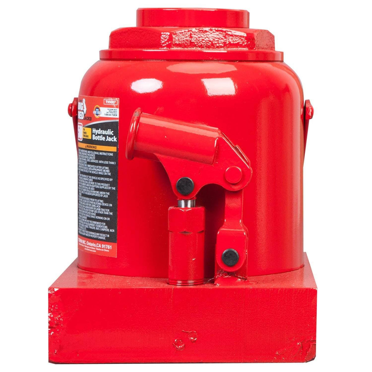 50 Ton Heavy Duty Hydraulic Steel Bottle Jack Q285011