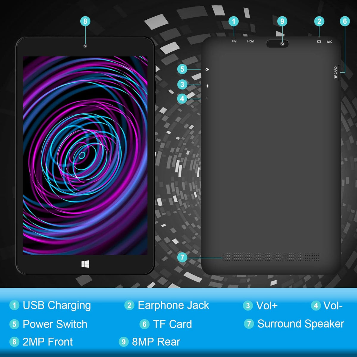 8 Windows Tablet A4645