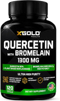 Quercetin + Bromelain 1,300mg 120 Caps B5542