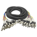 24 Channel XLR Multi-Patch Snake Cable 25 Feet P120