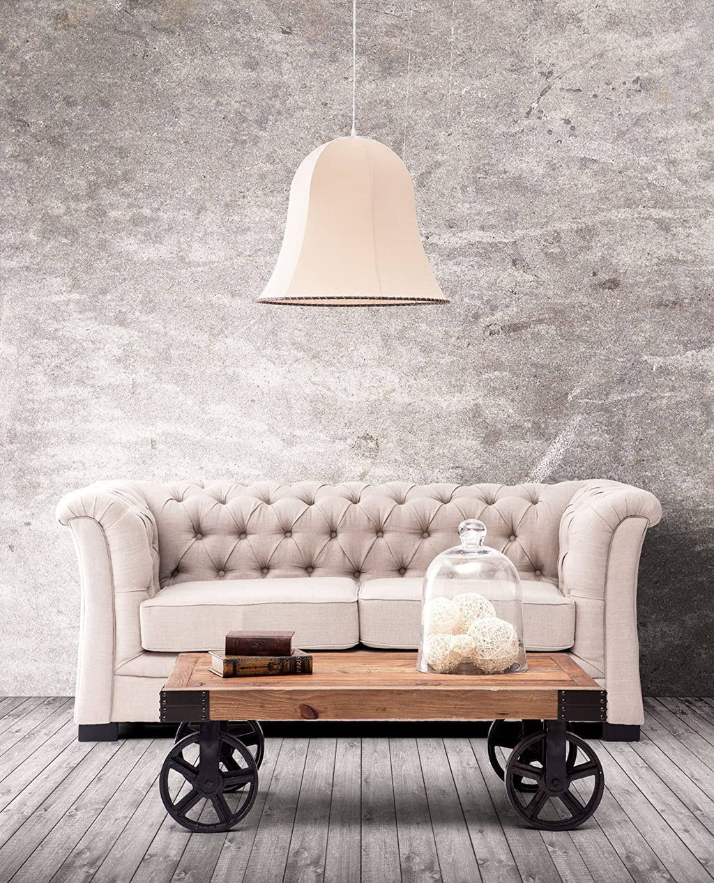 Beige Granite Ceiling Lamp G2289