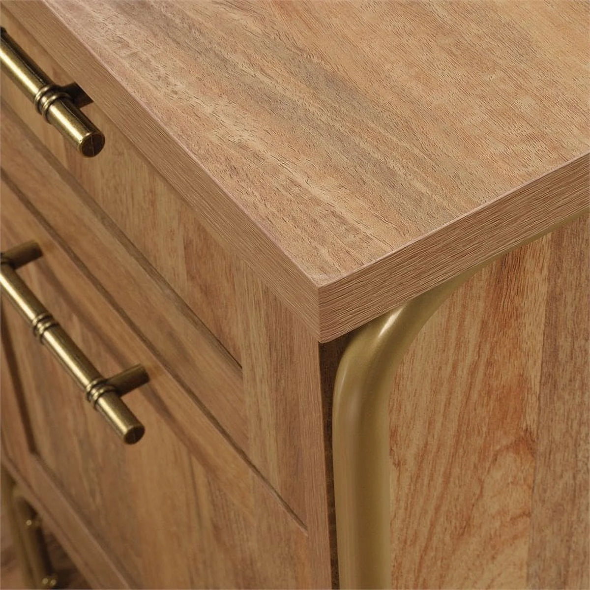 L-Shaped Engineered Wood Desk M360