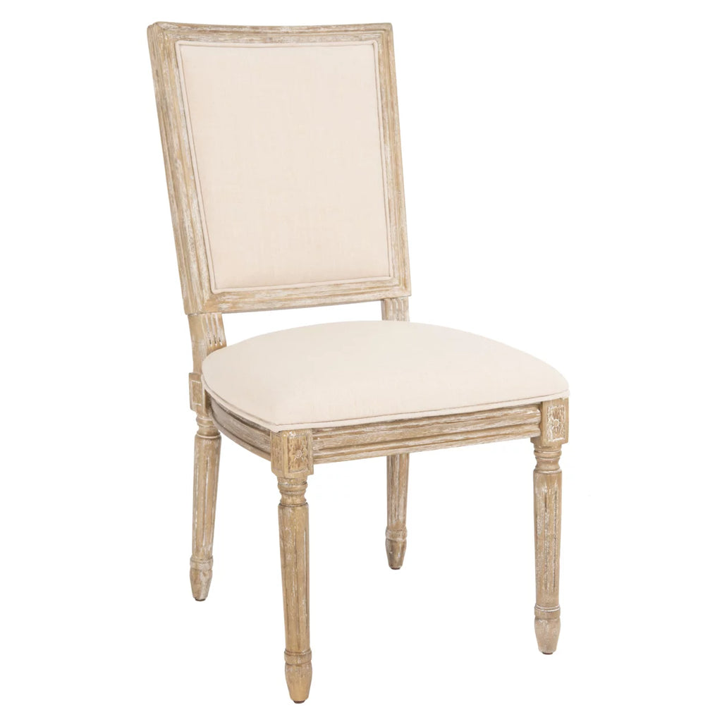 Beige Rustic Oak Side Chair E71773