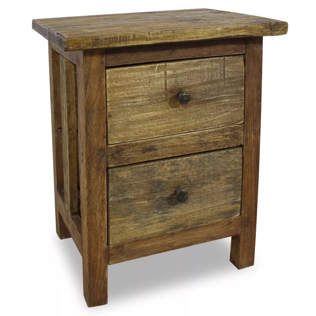 Solid Reclaimed Wood Nightstand X1613