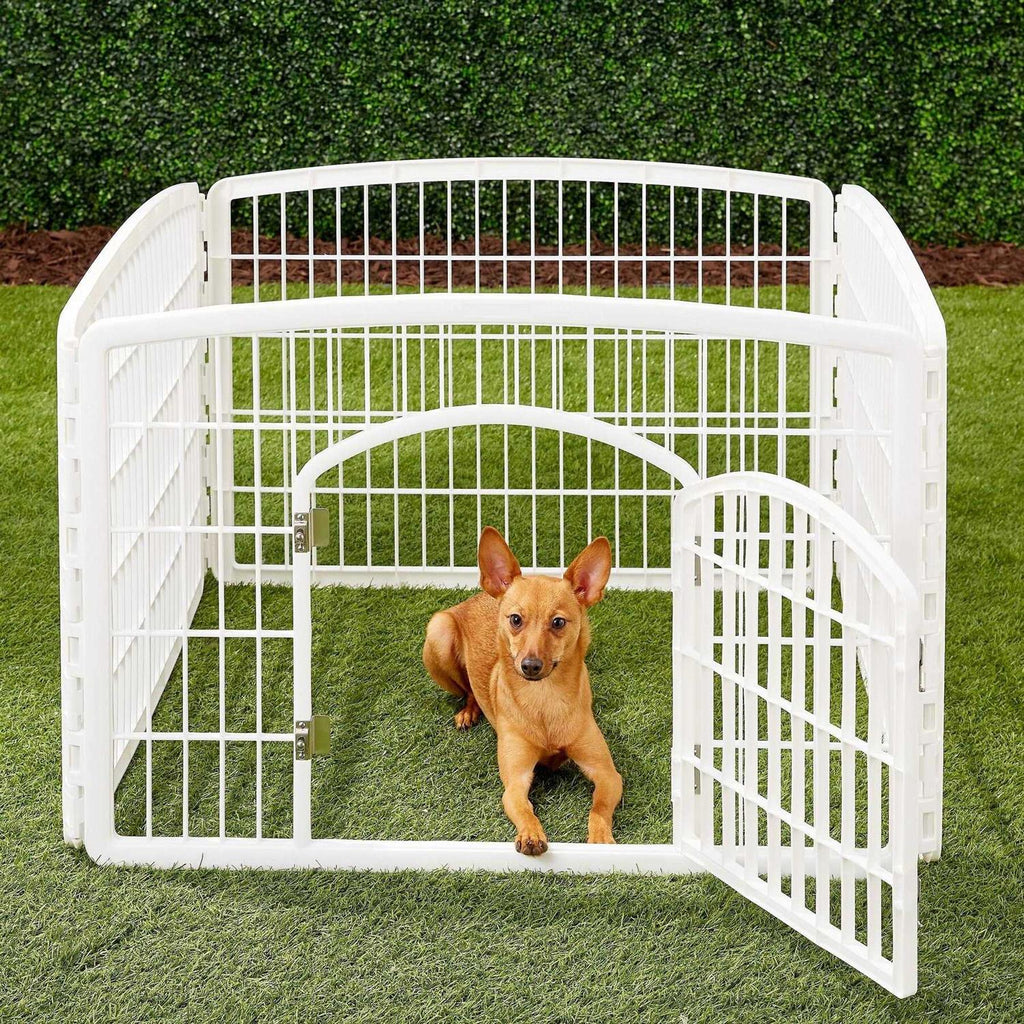 4-Panel Pet Playpen with Door L6096