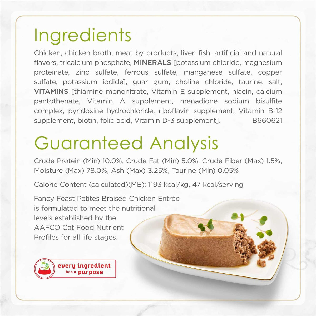 Braised Chicken Entree Wet Cat Food W9286