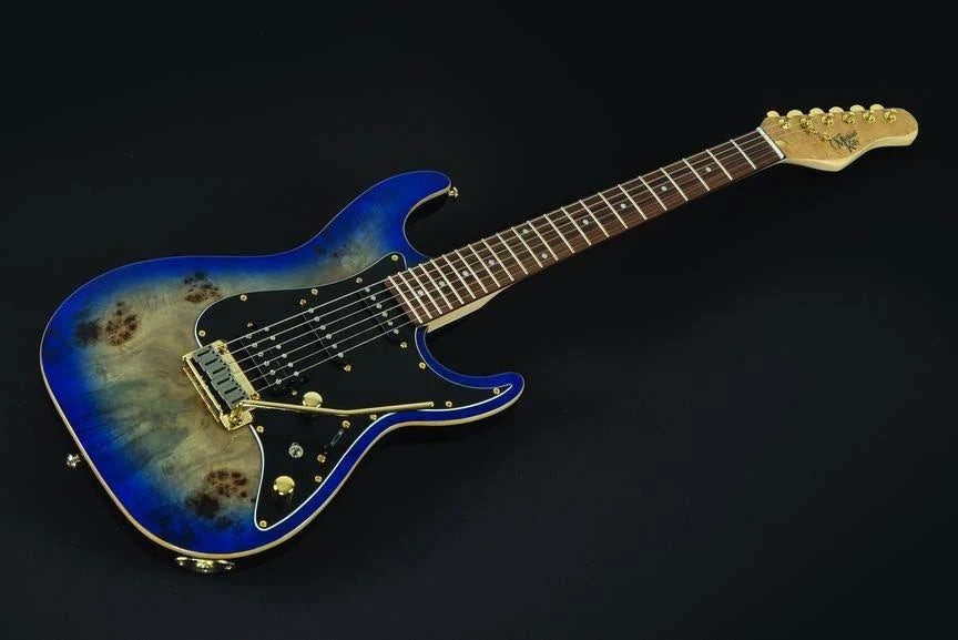 Blue Burl Electric Guitar K444828