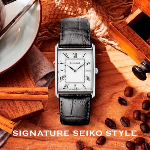 Water Resistant Stainless Steel Leather Strap Watch Y310379