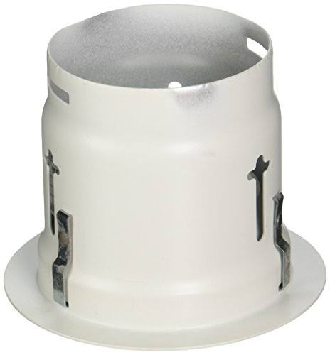 3-3/4 inch Round Matte White Down Light Step Reflector Baffle Trim Q966
