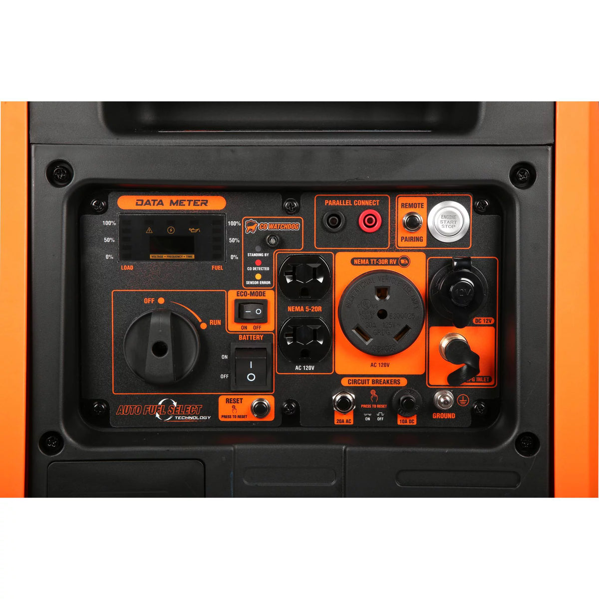 4500-Watt Dual Fuel Portable Inverter Generator with Remote Electric Start I189181