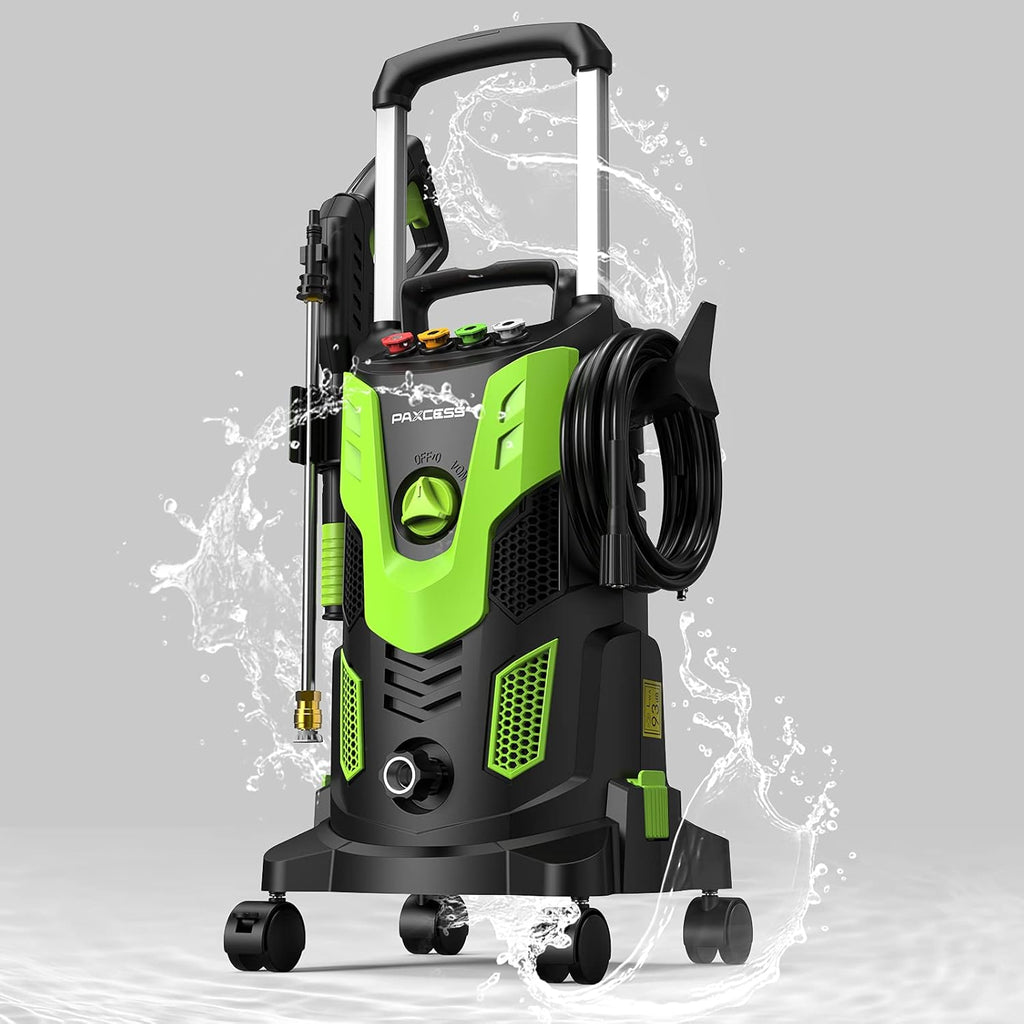 3000PSI 2.5GPM Portable Electric Pressure Washer with 4 Nozzles Foam Cannon R807686
