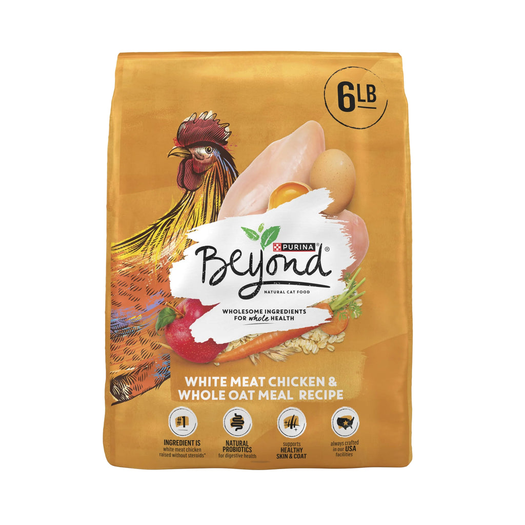 White Meat Chicken and Whole Oat Meal Dry Cat Food, 6 lb. Bag J477