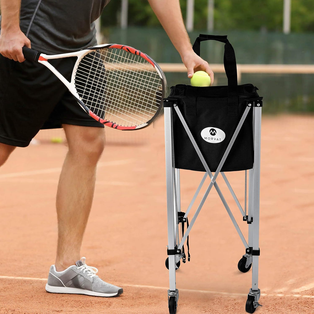 Tennis Ball Cart Holds 150 Balls with Carry Bag I36371