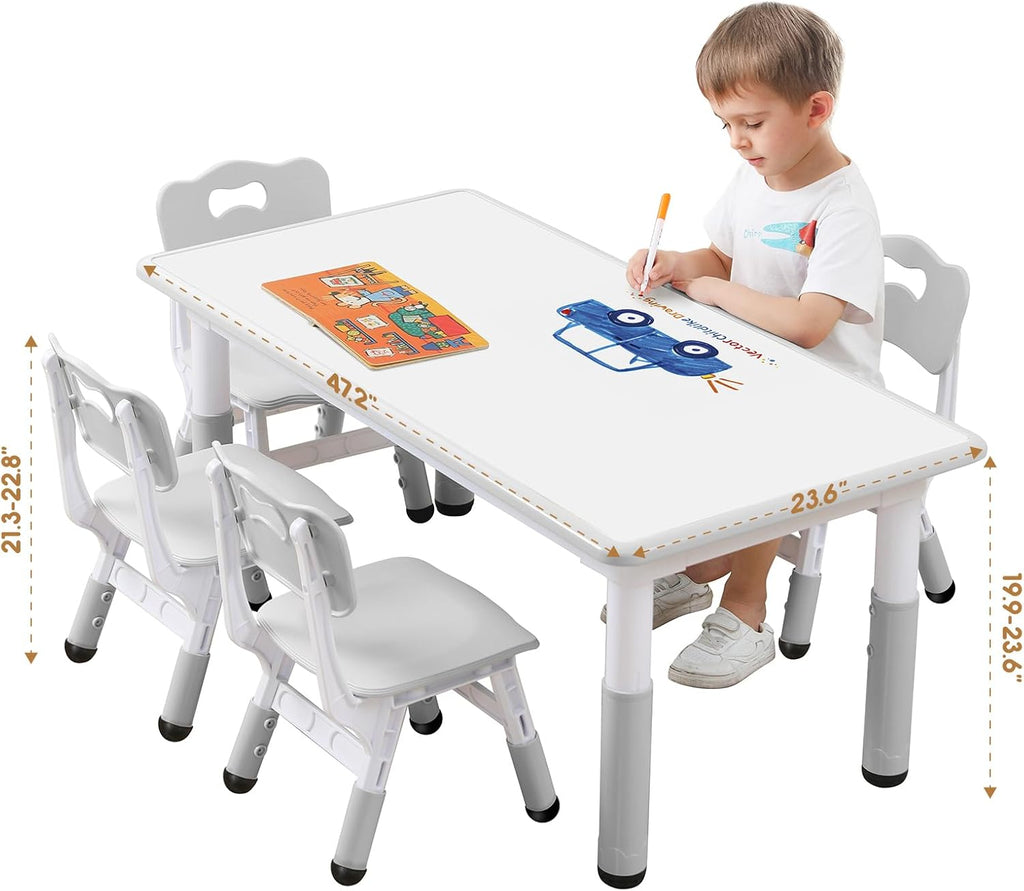 Kids Table and Chair Set with 6 Chairs S4576