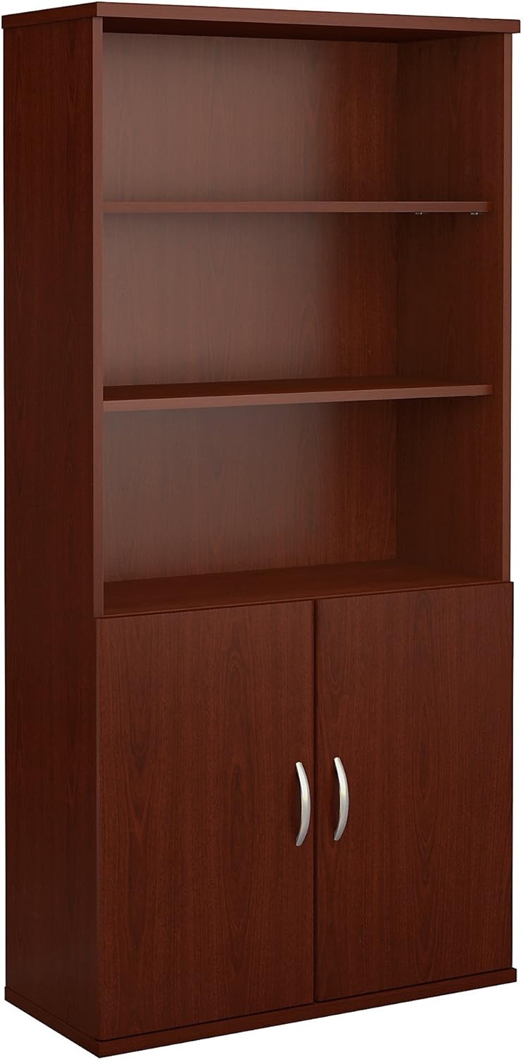 36W 5 Shelf Bookcase with Doors Y347363