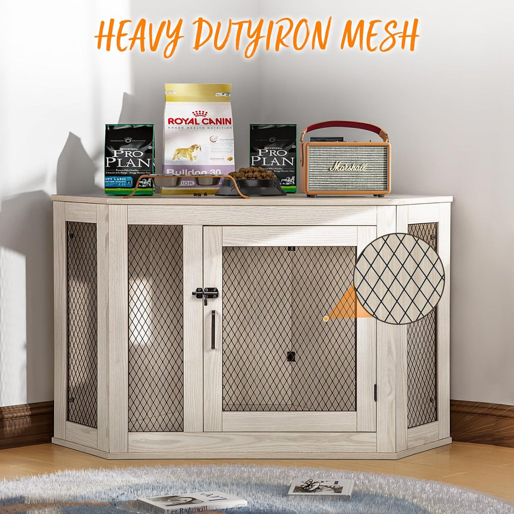 44/58inch Wooden Dog Kennel with Mesh X659