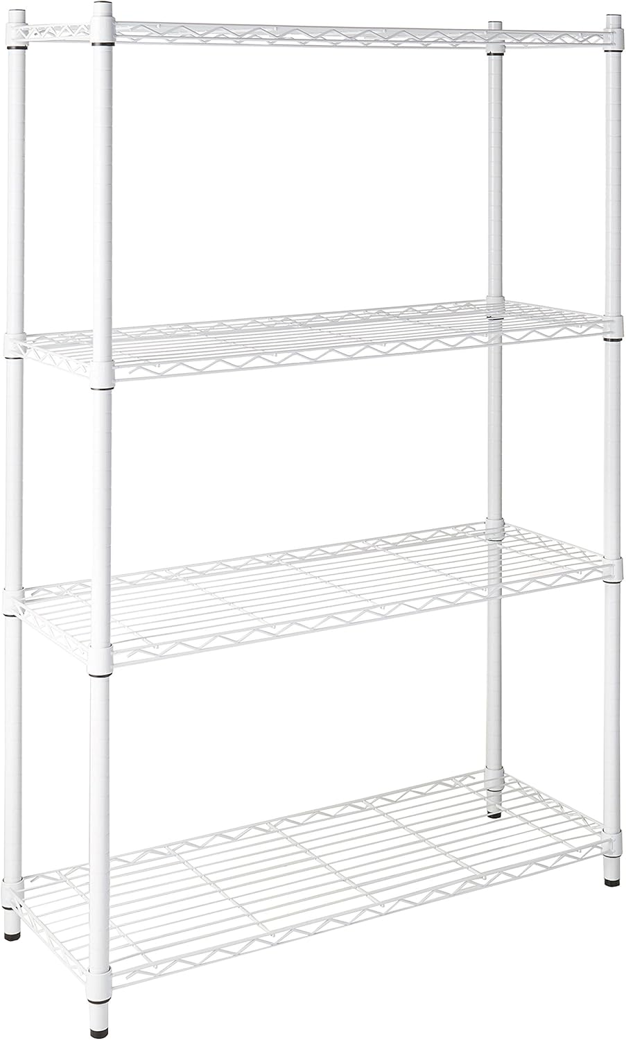 5-Tier Chrome Heavy-Duty Adjustable Shelving Unit S129