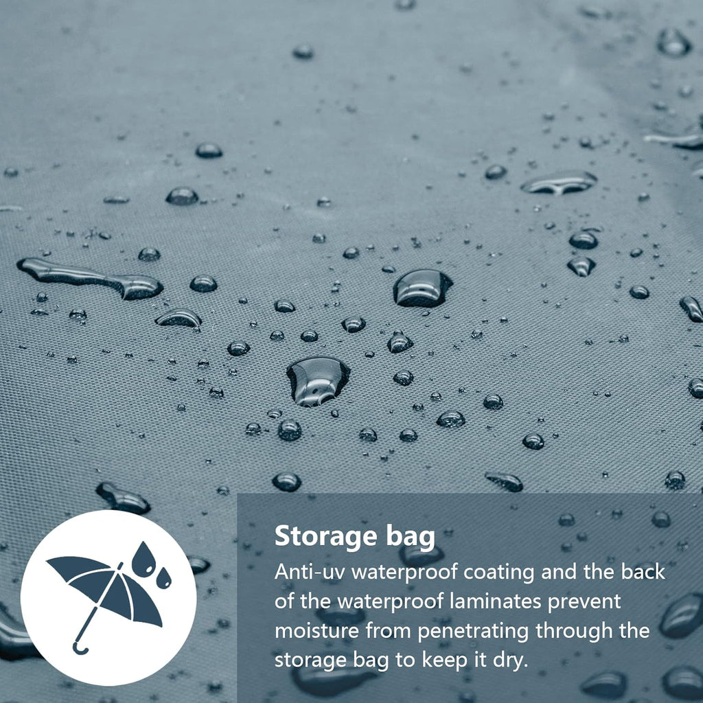 Grey Storage Bag with Two Handles and Zippers T199