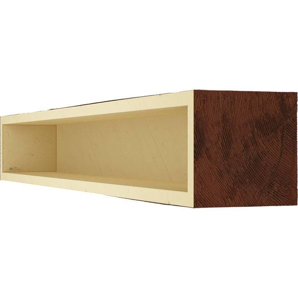 Rough Sawn Faux Wood Fireplace Mantel C541451
