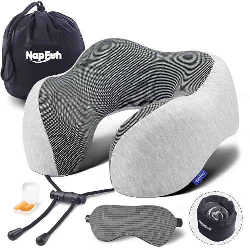 100% Pure Memory Foam Travel Neck Pillow W6034