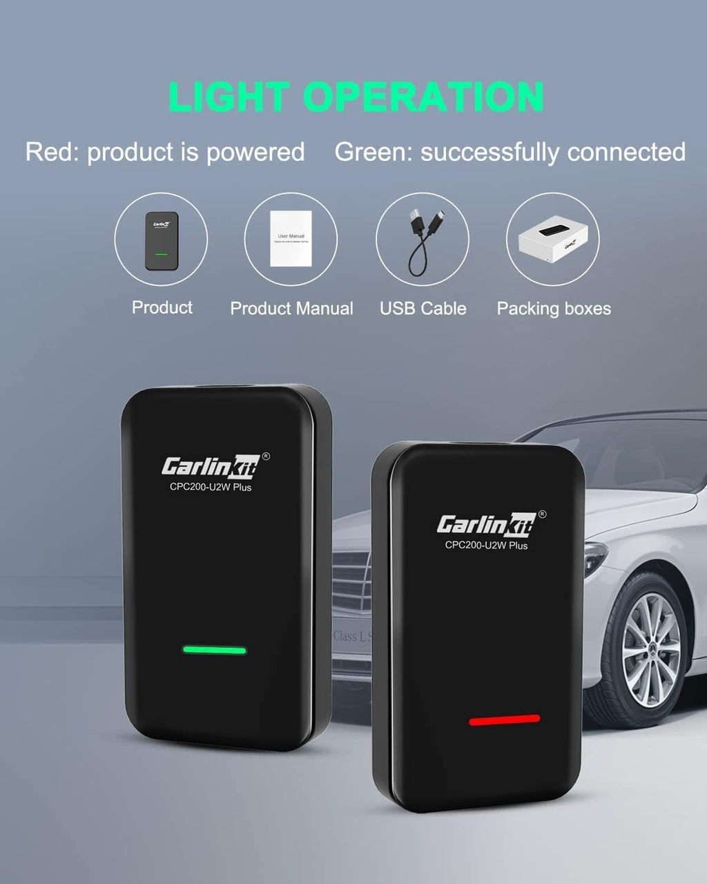 Wireless CarPlay Adapter USB Dongle Black N44916