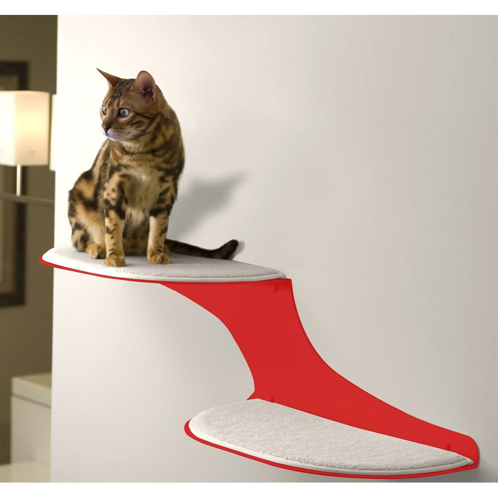 Red Left Facing Cat Shelf G968675