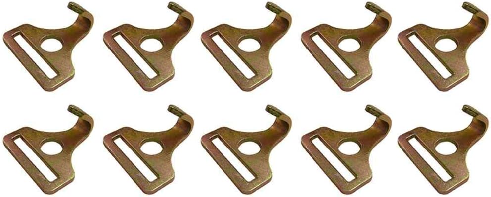 2 Flat Narrow Hook 10 Pack Q346