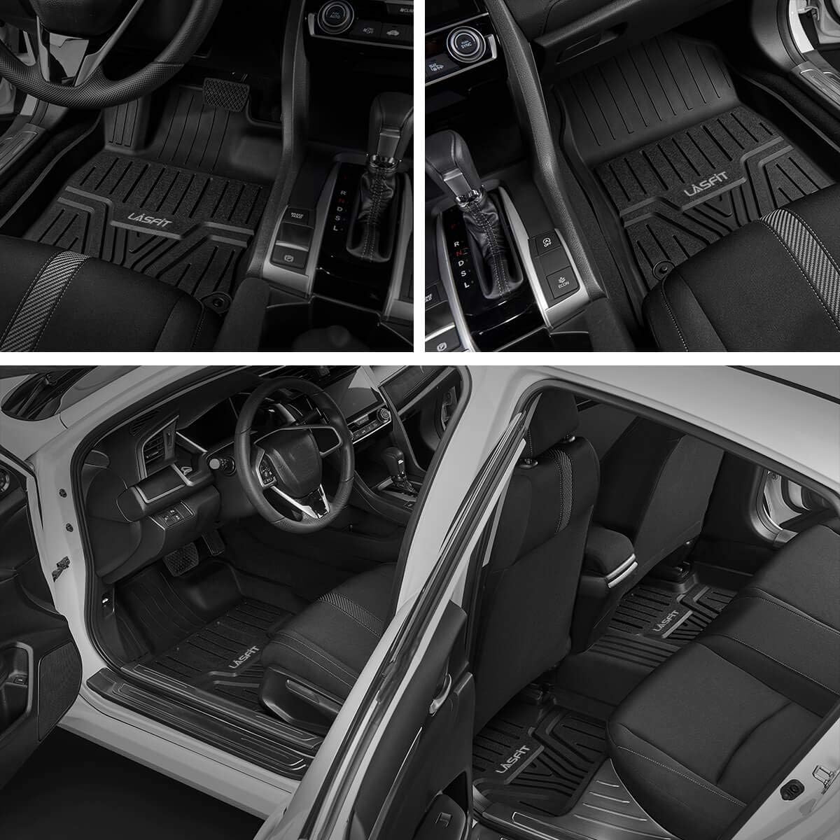 All Weather TPE Car Floor Liners 1st & 2nd Row E329