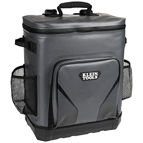 30 Cans Insulated Backpack Cooler with Rugged Bottom D18670