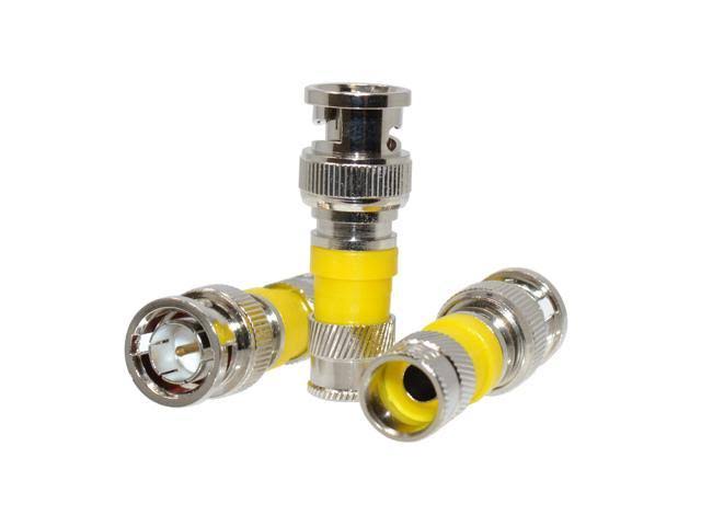Black RG6 Quad Shield Coaxial Cable 500ft with Compression Tool and Connectors H82185