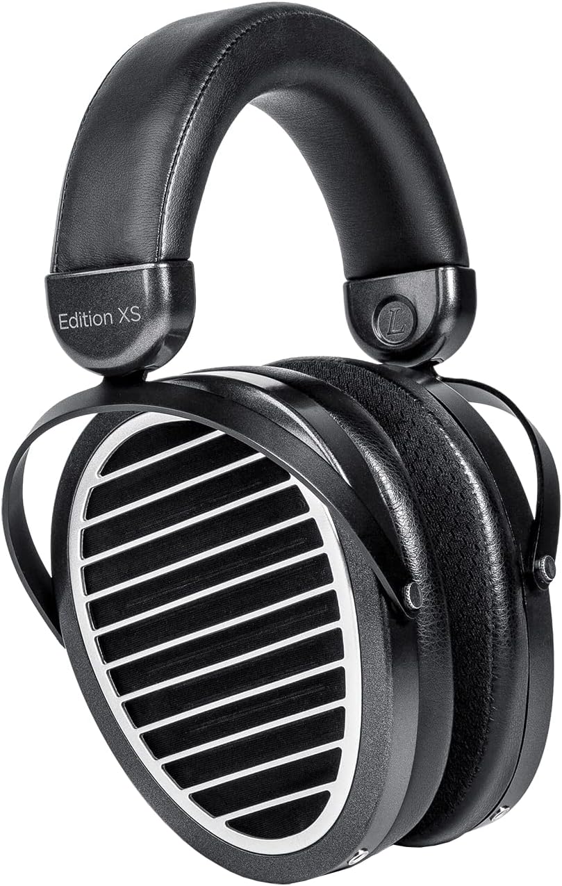 Full-Size Over-Ear Open-Back Planar Magnetic Headphones with Adjustable Headband, Detachable Cable-Black D57779