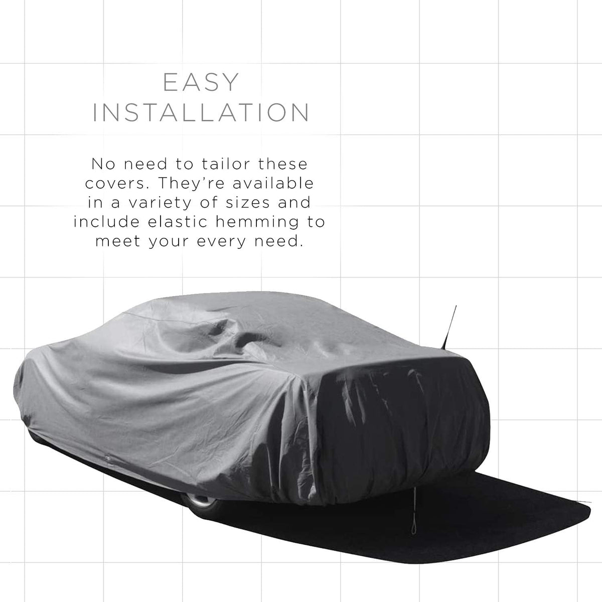 Small Lightweight Indoor Full Car Cover with UV Protection Fabric L387