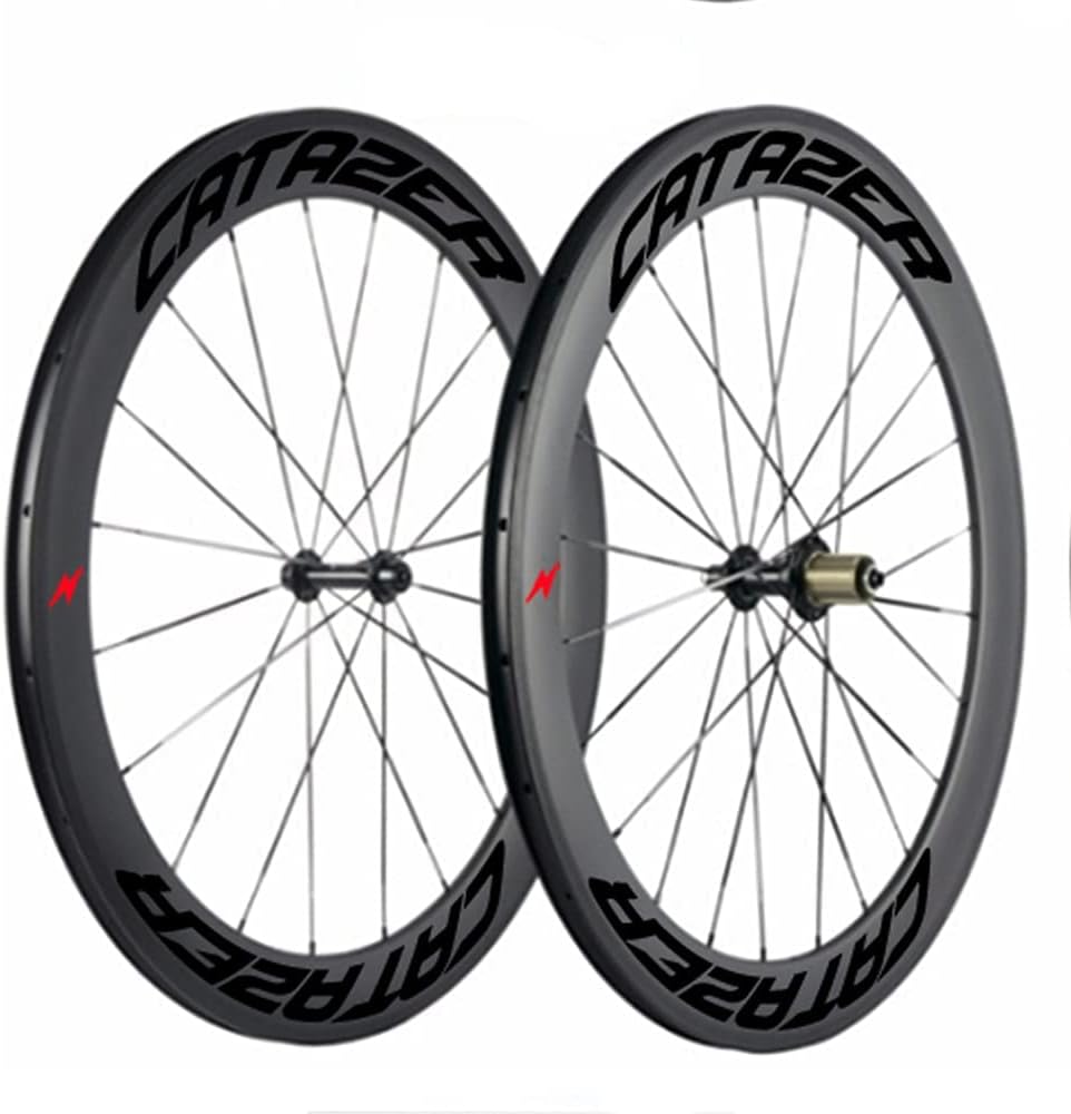 700C Carbon Road Bicycle Wheelset 50mm Tubular Rim Brake L7696