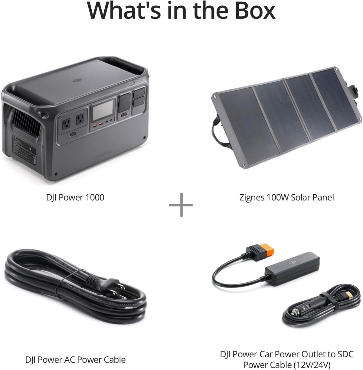 Portable Power Station, 1024Wh Solar Generator with 100W Solar Panel, LFP Cell H99612