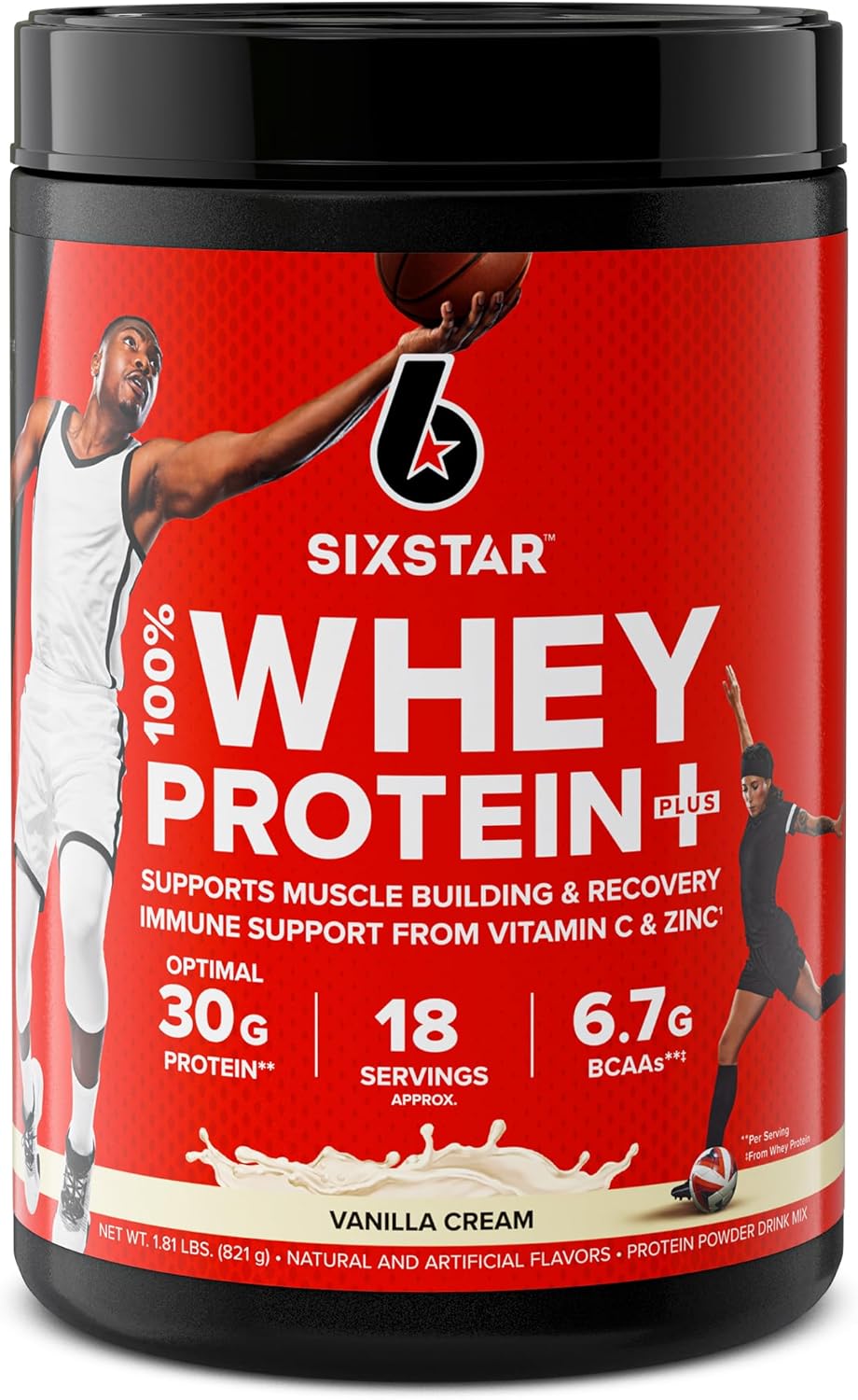 100% Whey Vanilla 1.74lbs & Whey Protein Vanilla Cream 1.8lbs V525
