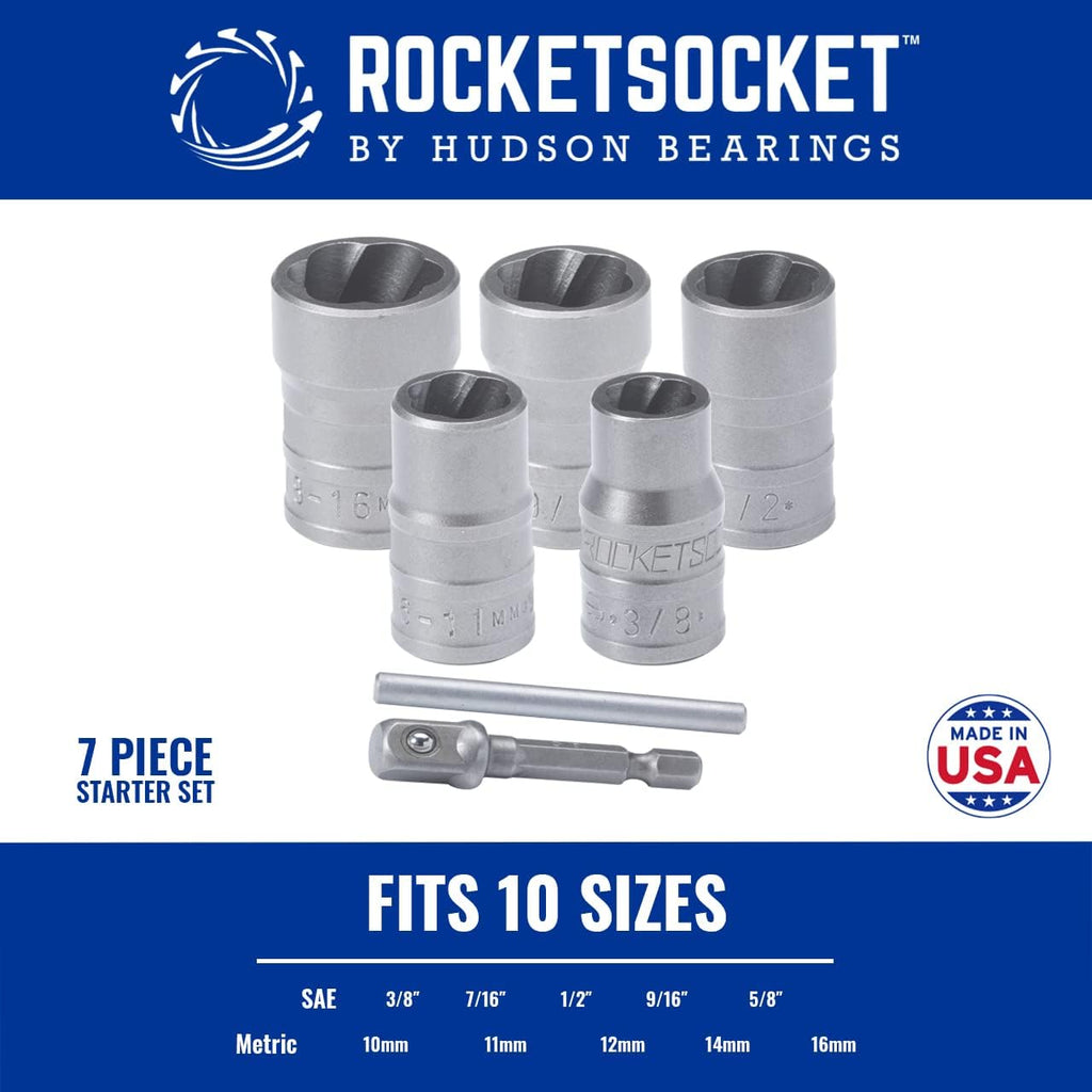 7 Piece Impact Grade Extraction Socket Set O134