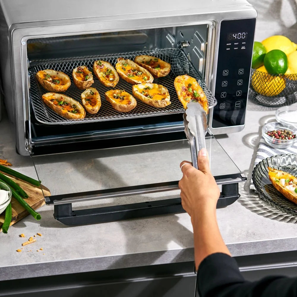 6-Slice Air Fryer Toaster Oven with Rotisserie Stainless Steel O50403