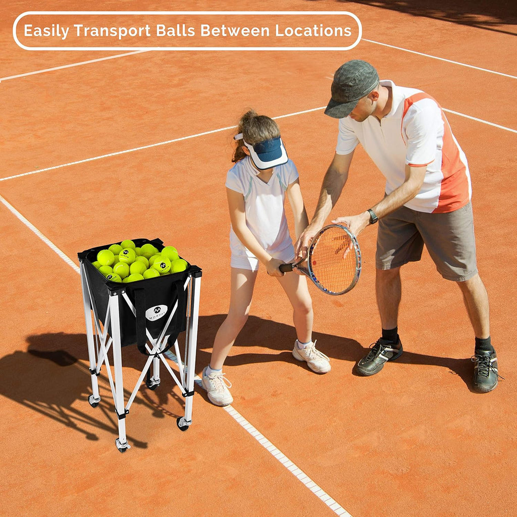 Tennis Ball Cart Holds 150 Balls with Carry Bag I36371