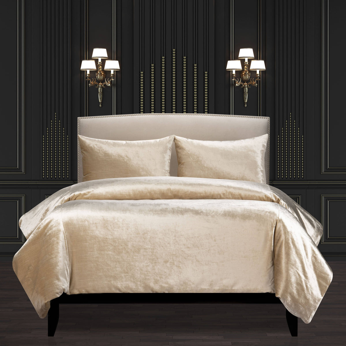California King Luxury Bedding Set Q79882