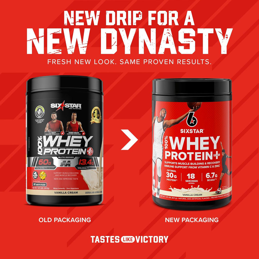 100% Whey Vanilla 1.74lbs & Whey Protein Vanilla Cream 1.8lbs V525